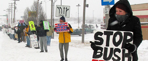 protests against the war, 2003