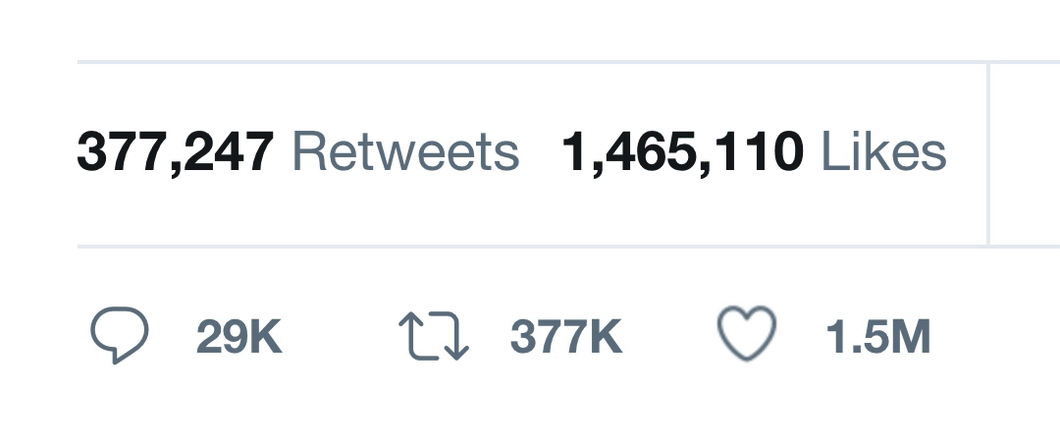 show twitter likes extension