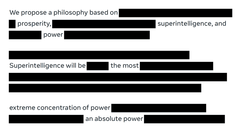 Zuckerberg's The Future is for Everyone as Redaction Poetry